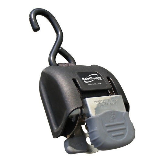 BOATBUCKLE G2 RETRACTABLE TRANSOM TIE-DOWN - 2"-43" - PAIR - STAINLESS STEEL