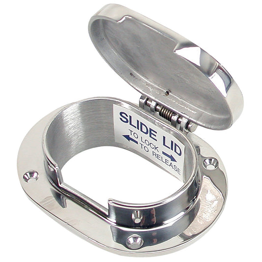 WHITECAP CHAIN & ROPE DECK PIPE 3-7/8" X 2-1/2" OPENING