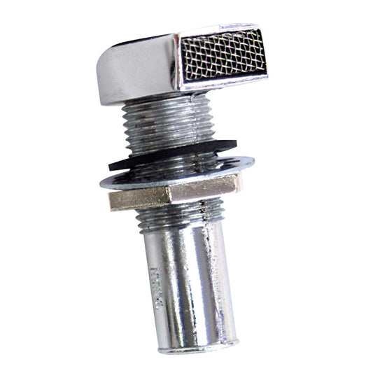 WHITECAP FUEL VENT - RECTANGULAR HEAD, STRAIGHT, 9/16" HOSE