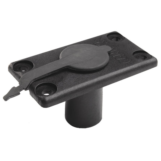 CANNON FLUSH MOUNT W/COVER F/CANNON ROD HOLDER