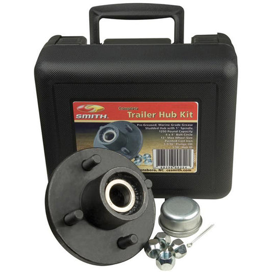 C.E. SMITH TRAILER HUB KIT PACKAGE 1-1/16" STUD 4 X 4