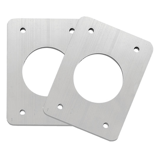TACO BACKING PLATES F/GRAND SLAM OUTRIGGERS - ANODIZED ALUMINUM
