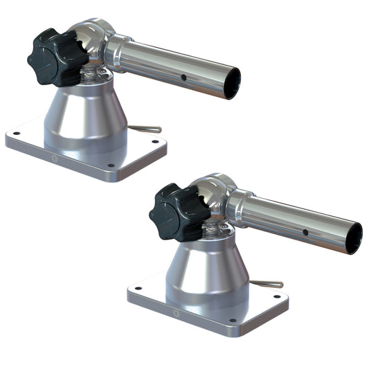 TACO GRAND SLAM 170 OUTRIGGER TOP MOUNTS - 1-1/8" (PAIR)