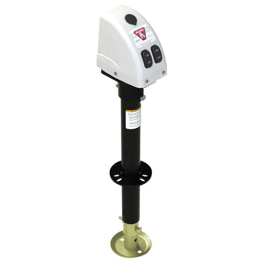 BULLDOG 3,500LBS A-FRAME RV JACK W/POWERED DRIVE - 12V - WHITE COVER
