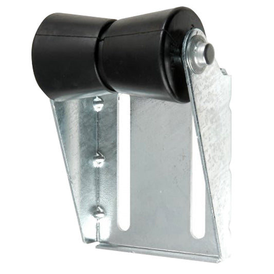 C.E. SMITH PANEL BRACKET ASSEMBLY 5" SPOOL ROLLER - BLACK