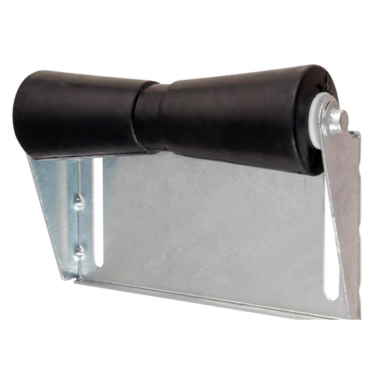 C.E. SMITH PANEL BRACKET ASSEMBLY  12" SPOOL ROLLER - BLACK