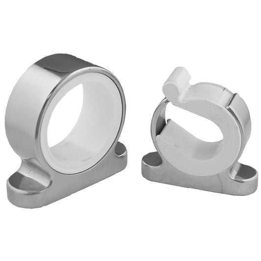 TACO SINGLE ROD HANGER - POLISHED STAINLESS STEEL