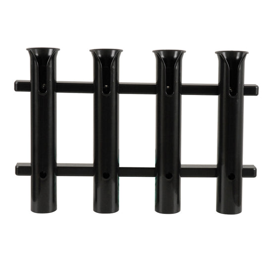 TACO 4-ROD POLY ROD RACK - BLACK