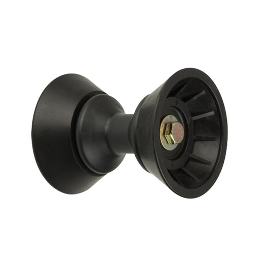 C.E. SMITH 3" BOW BELL ROLLER ASSEMBLY - BLACK TPR