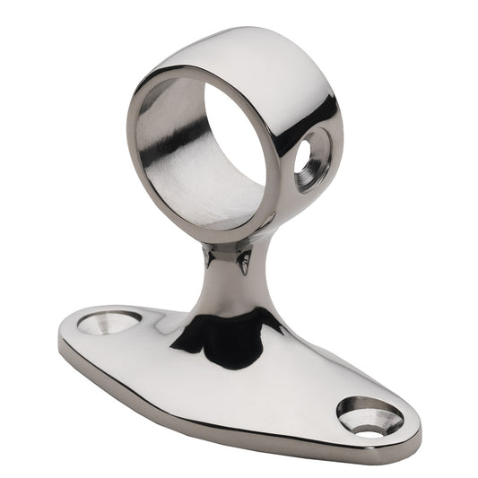 WHITECAP 90&#176; HANDRAIL STANCHION - CENTER - 316 STAINLESS STEEL - 7/8" TUBE O.D.
