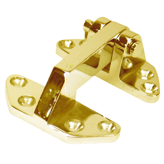 WHITECAP STANDARD HATCH HINGE - POLISHED BRASS - 2-5/8" X 3-1/8"