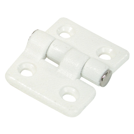 WHITECAP BUTT HINGE - WHITE NYLON - 1-1/2" X 1-3/8"