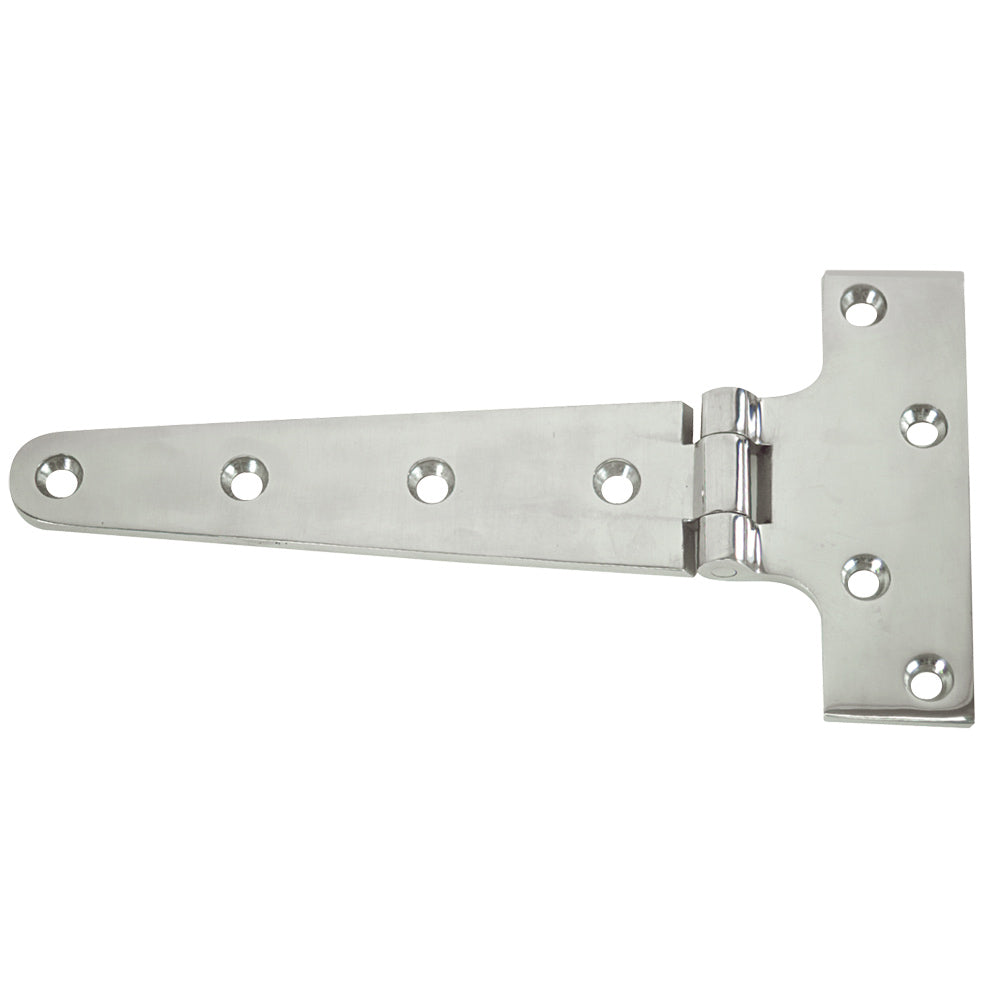 WHITECAP T-STRAP HINGE - 316 STAINLESS STEEL - 7-3/4" X 3-7/8"