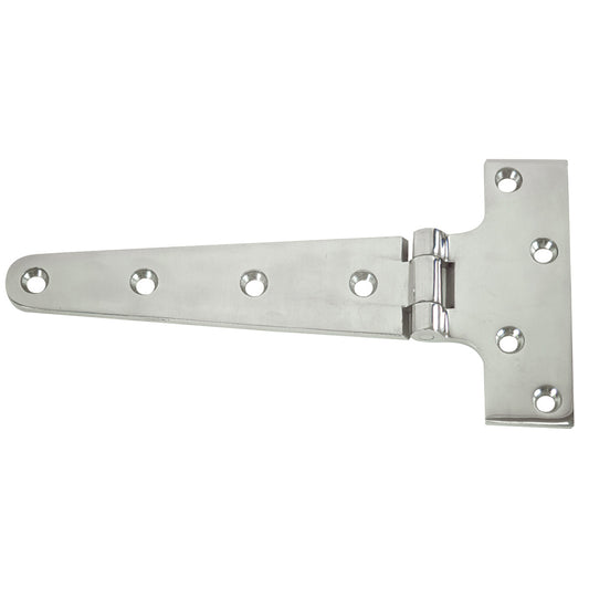 WHITECAP T-STRAP HINGE - 316 STAINLESS STEEL - 7-3/4" X 3-7/8"