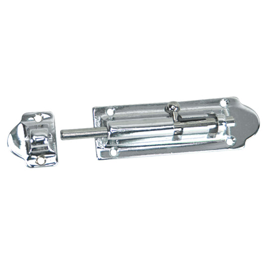WHITECAP BARREL BOLT - CP/BRASS - 4"