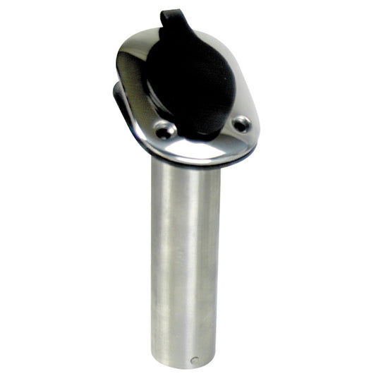 WHITECAP 30&#176; FLUSH MOUNT ROD HOLDER - 304 STAINLESS STEEL - 9-1/4"