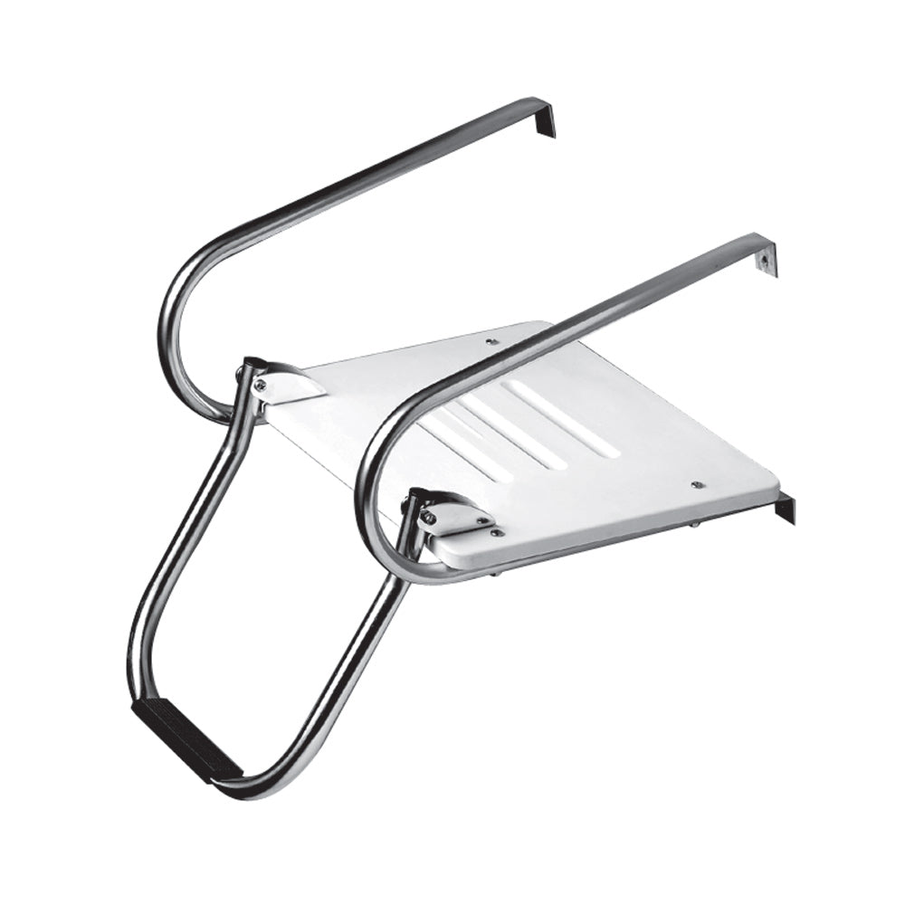 WHITECAP WHITE POLY SWIM PLATFORM W/LADDER F/INBOARD/OUTBOARD MOTORS
