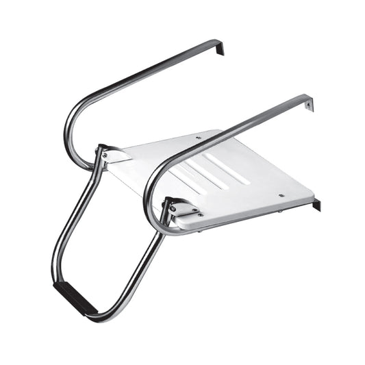 WHITECAP WHITE POLY SWIM PLATFORM W/LADDER F/INBOARD/OUTBOARD MOTORS