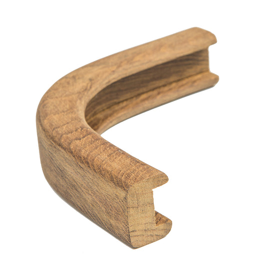 WHITECAP TEAK TRACK OUTSIDE CORNER MOLDING - 1/2"