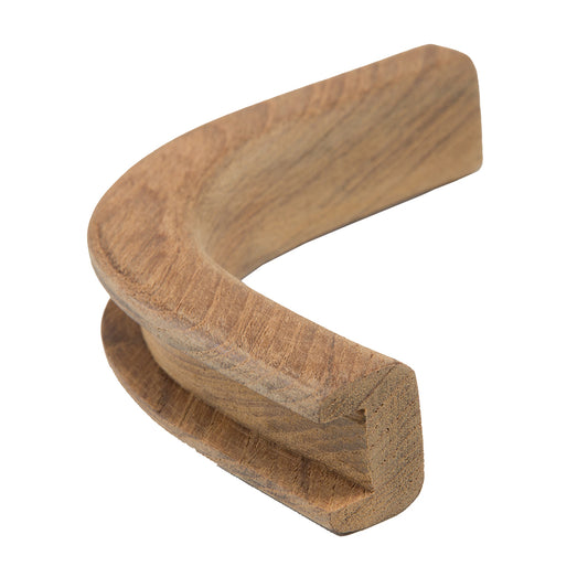 WHITECAP TEAK TRACK INSIDE CORNER MOLDING - 1/2"