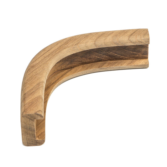 WHITECAP TEAK TRACK OUTSIDE CORNER MOLDING - 3/4"