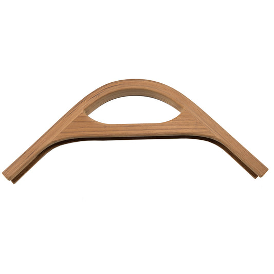 WHITECAP TEAK TRACK CORNER W/HAND HOLD MOLDING - 3/4"