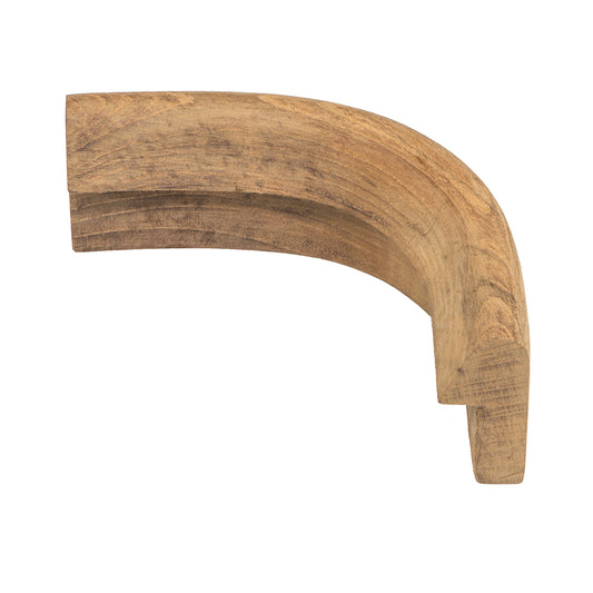 WHITECAP TEAK RAIL OUTSIDE CORNER MOLDING