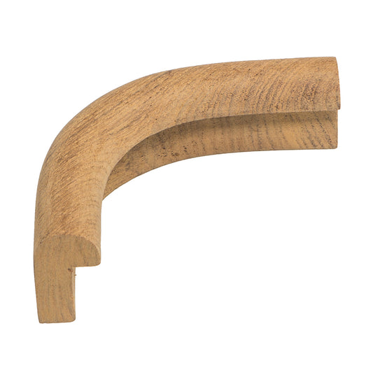 WHITECAP TEAK EDGE MOLDING OUTSIDE CORNER