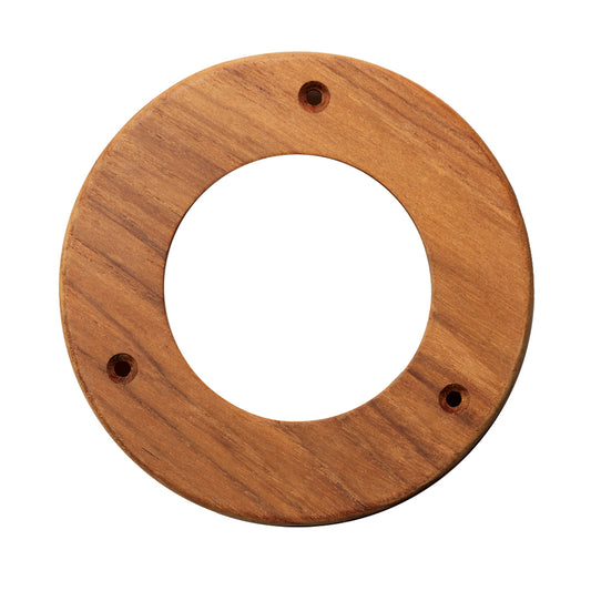 WHITECAP TEAK TRIM RING - 4" INNER DIAMETER OPENING