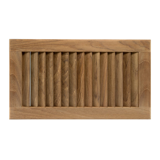 WHITECAP TEAK LOUVERED INSERT - 16" X 9-1/8" X 3/4"