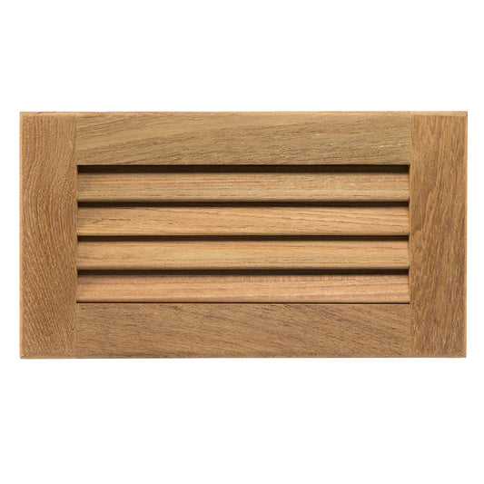 WHITECAP TEAK LOUVERED INSERT - 6-3/8" X 11-3/16" X 3/4"