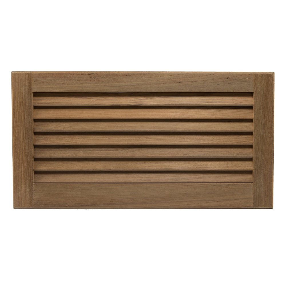 WHITECAP TEAK LOUVERED INSERT - 9-3/8" X 18" X 3/4"