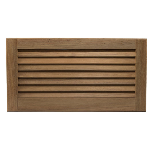 WHITECAP TEAK LOUVERED INSERT - 9-3/8" X 18" X 3/4"