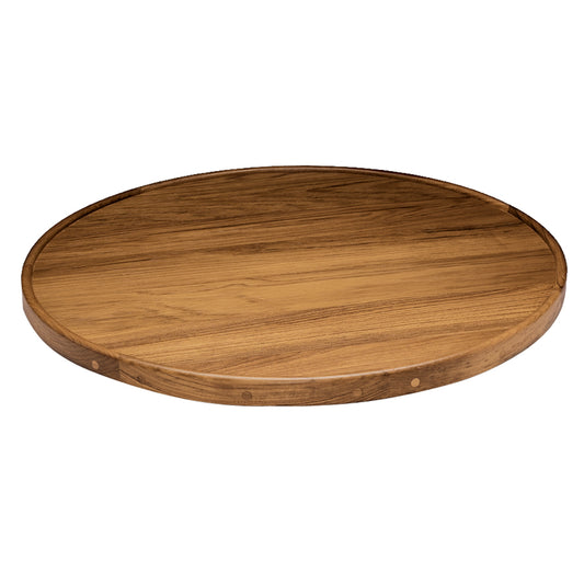 WHITECAP TEAK ROUND TABLE TOP - 24" X 1-1/8"