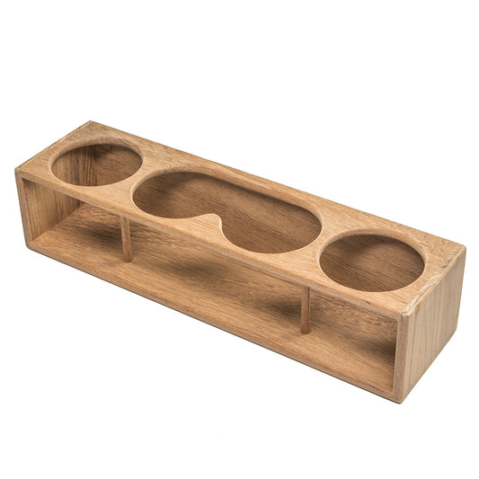 WHITECAP TEAK FOUR INSULATED DRINK/BINOCULAR RACK