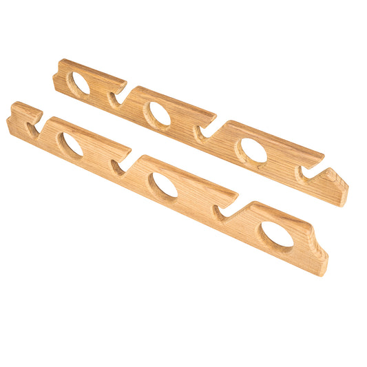 WHITECAP TEAK SIX-ROD STORAGE RACK - PAIR