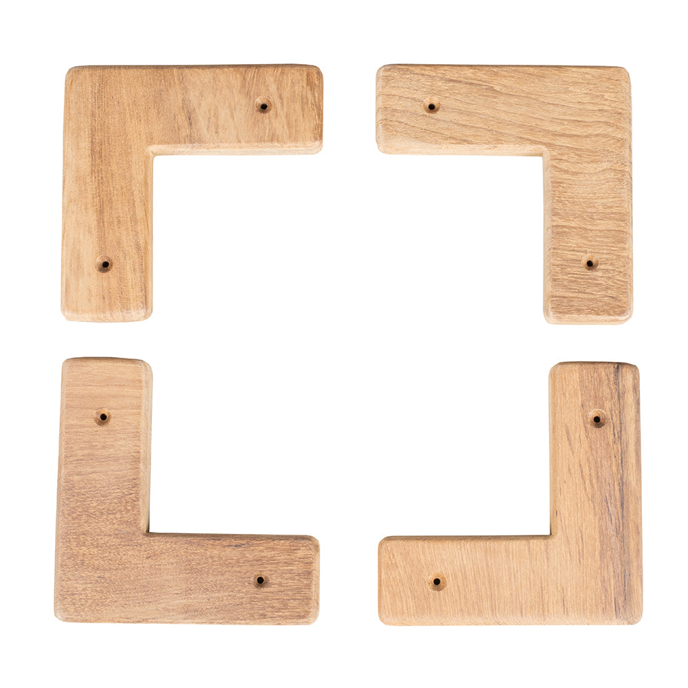 WHITECAP TEAK COOLER/BOX CHOCKS - 4 PACK