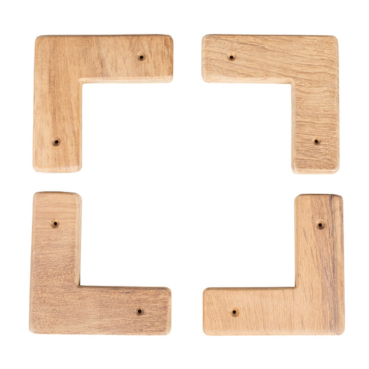 WHITECAP TEAK COOLER/BOX CHOCKS - 4 PACK