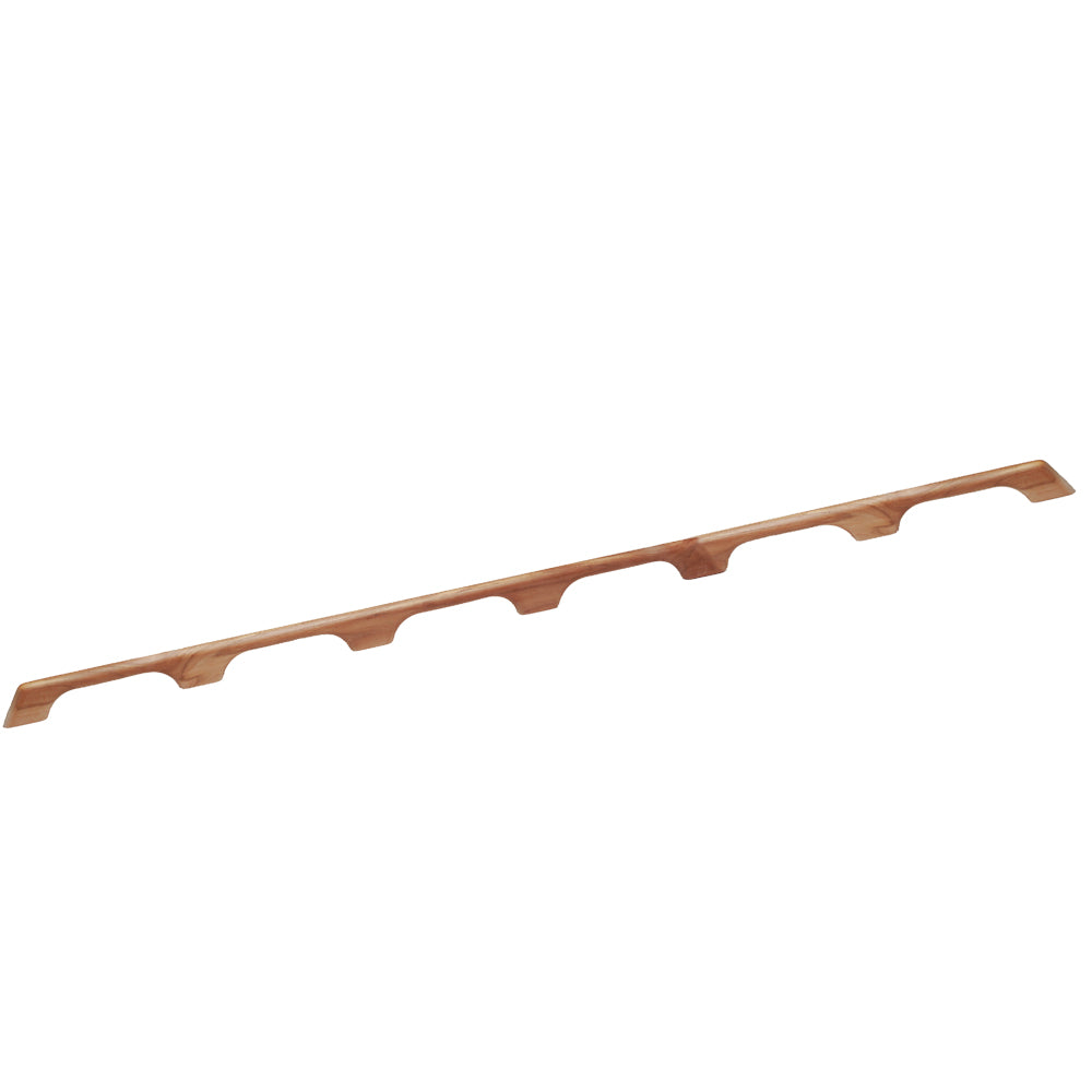 WHITECAP TEAK HANDRAIL - 6 LOOPS - 63"L