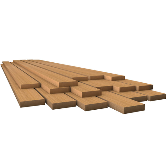 WHITECAP TEAK LUMBER - 7/8" X 7/8" X 30"