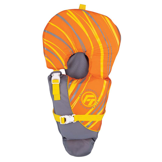 FULL THROTTLE BABY-SAFE VEST - INFANT TO 30LBS - ORANGE/GREY