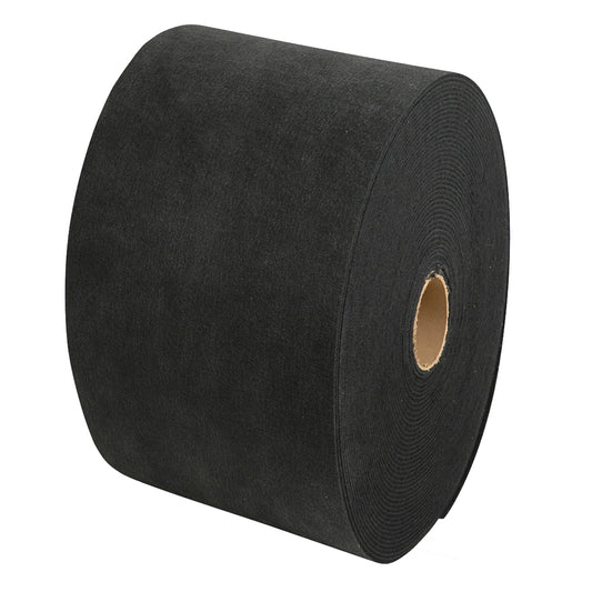 C.E. SMITH CARPET ROLL - BLACK - 11"W X 12'L