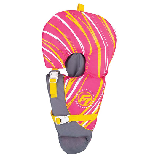 FULL THROTTLE BABY-SAFE LIFE VEST - INFANT TO 30LBS - PINK