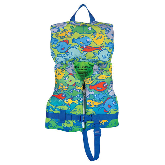 FULL THROTTLE CHARACTER VEST - INFANT/CHILD LESS THAN 50LBS - FISH