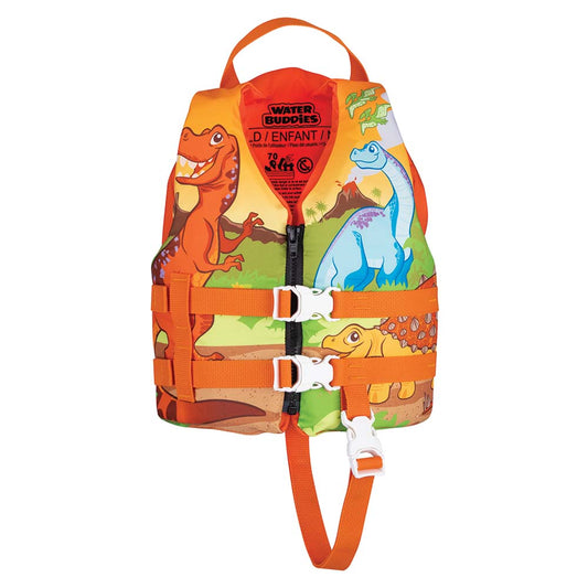 FULL THROTTLE WATER BUDDIES LIFE VEST - CHILD 30-50LBS - DINOSAURS