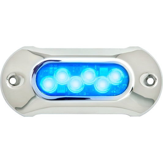 ATTWOOD LIGHT ARMOR UNDERWATER LED LIGHT - 6 LEDS - BLUE