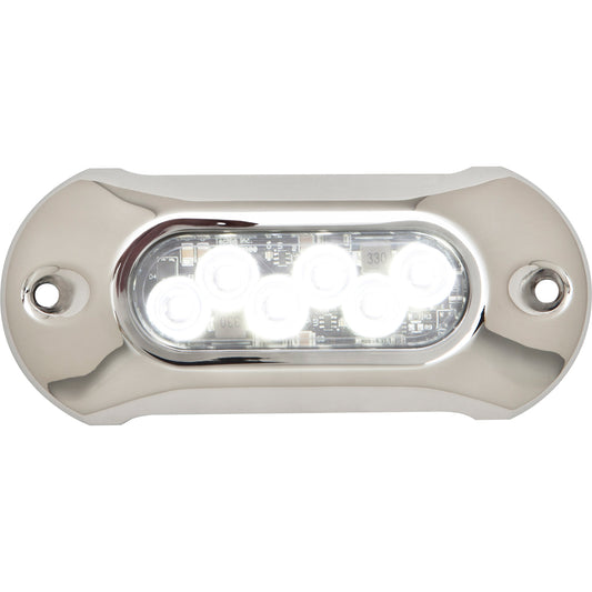 ATTWOOD LIGHT ARMOR UNDERWATER LED LIGHT - 6 LEDS - WHITE