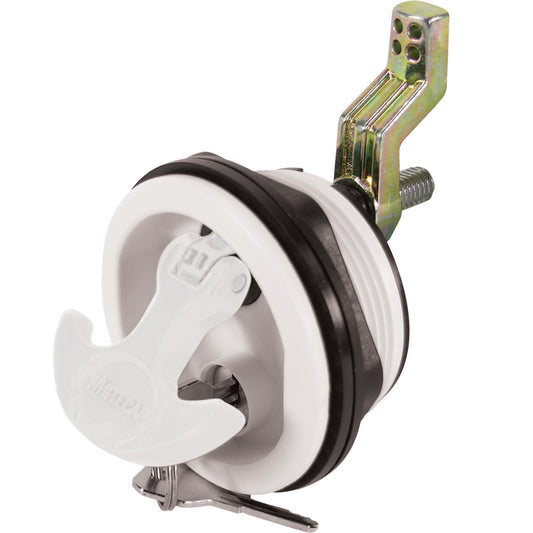 WHITECAP LOCKING NYLON T-HANDLE - WHITE/WHITE
