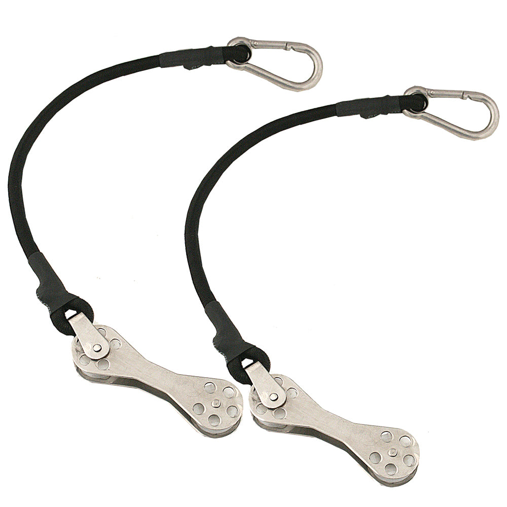 TACO SHOCK CORD W/DOUBLE ROLLER (PAIR)