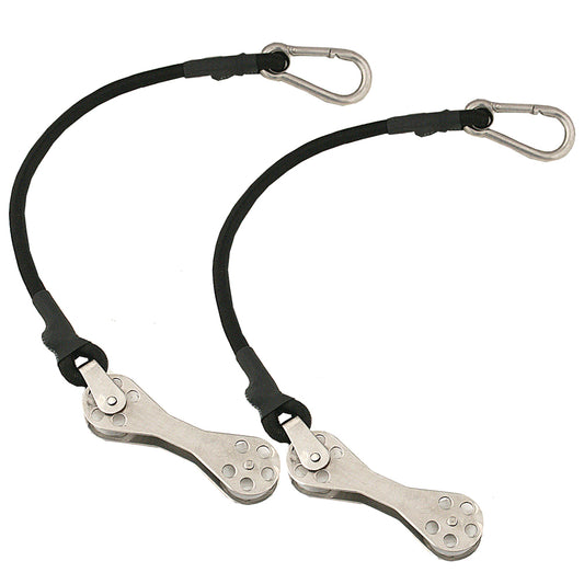 TACO SHOCK CORD W/DOUBLE ROLLER (PAIR)